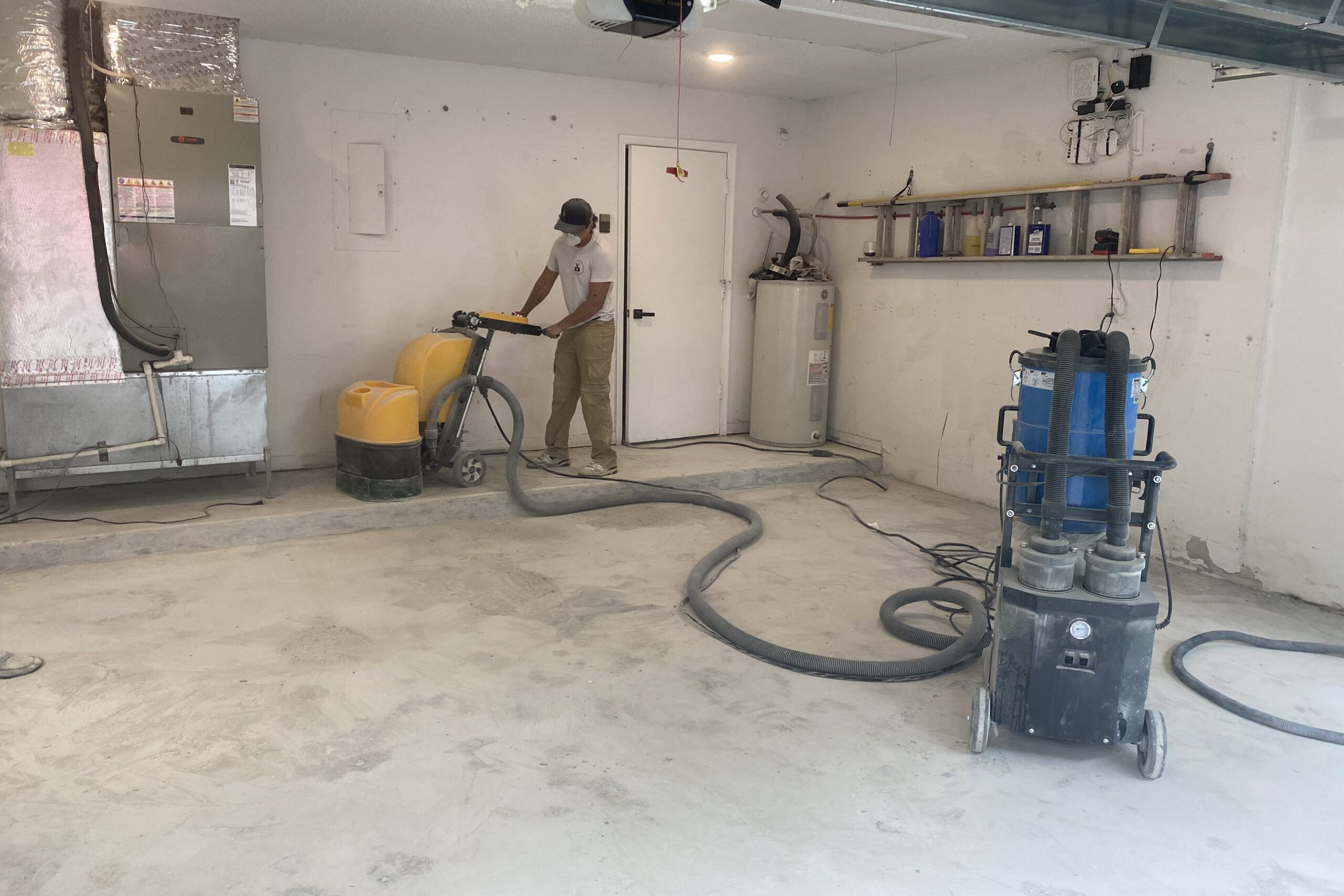 ground preparation to install epoxy floor